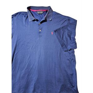 Polo Golf Ralph Lauren Pima Cotton Short Sleeve‎ Navy Blue Polo Men's L